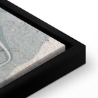 Marbled Reflection Abstract Wide Canvas Print