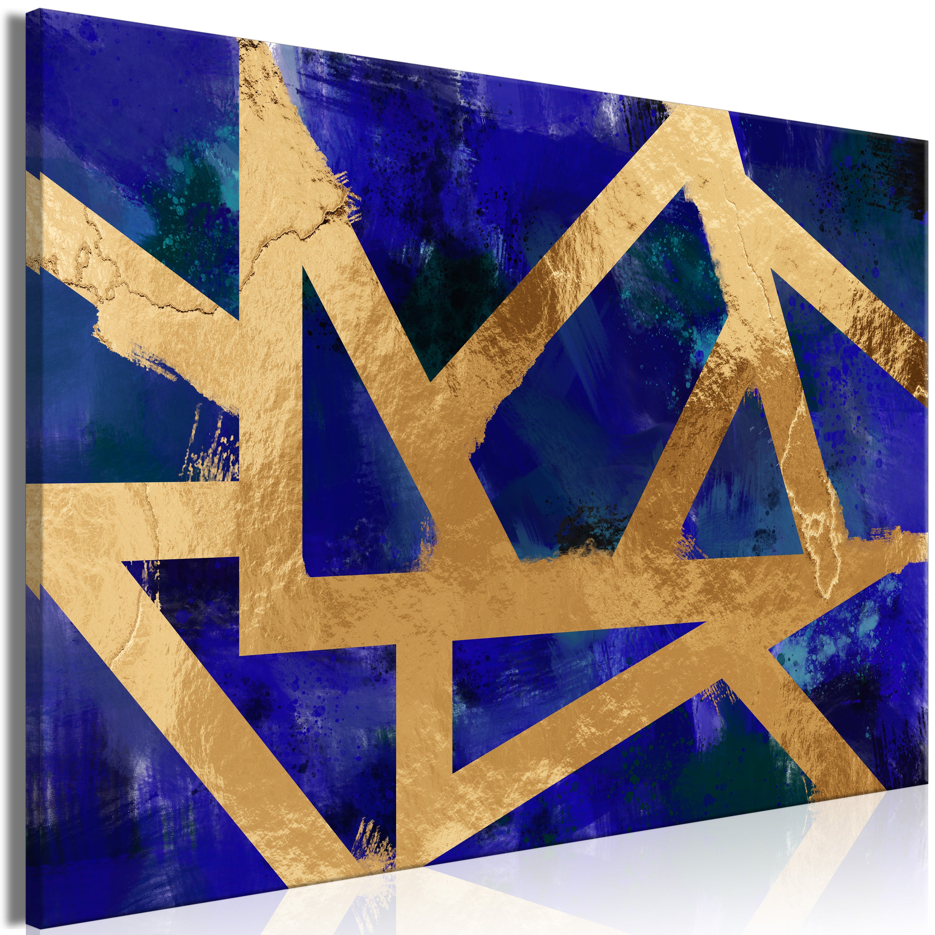 Canvas Print Featuring Elegant Geometric Shapes