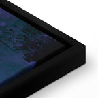 Golden Geometric Abstract Canvas Print