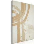 Beige Minimalism Canvas Print for Modern Living Spaces