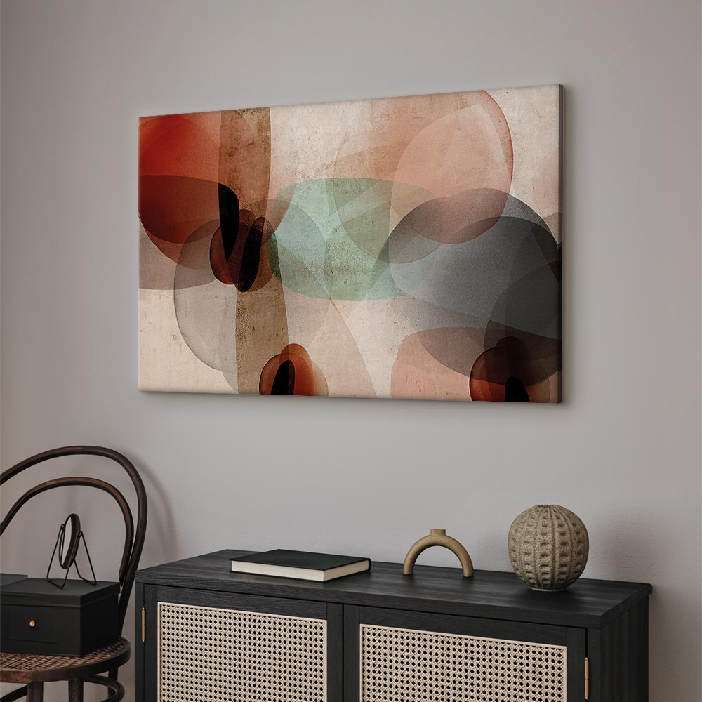Noble Diffusion Abstract Multicolor Canvas Print