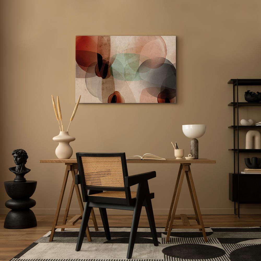 Noble Diffusion Abstract Multicolor Canvas Print