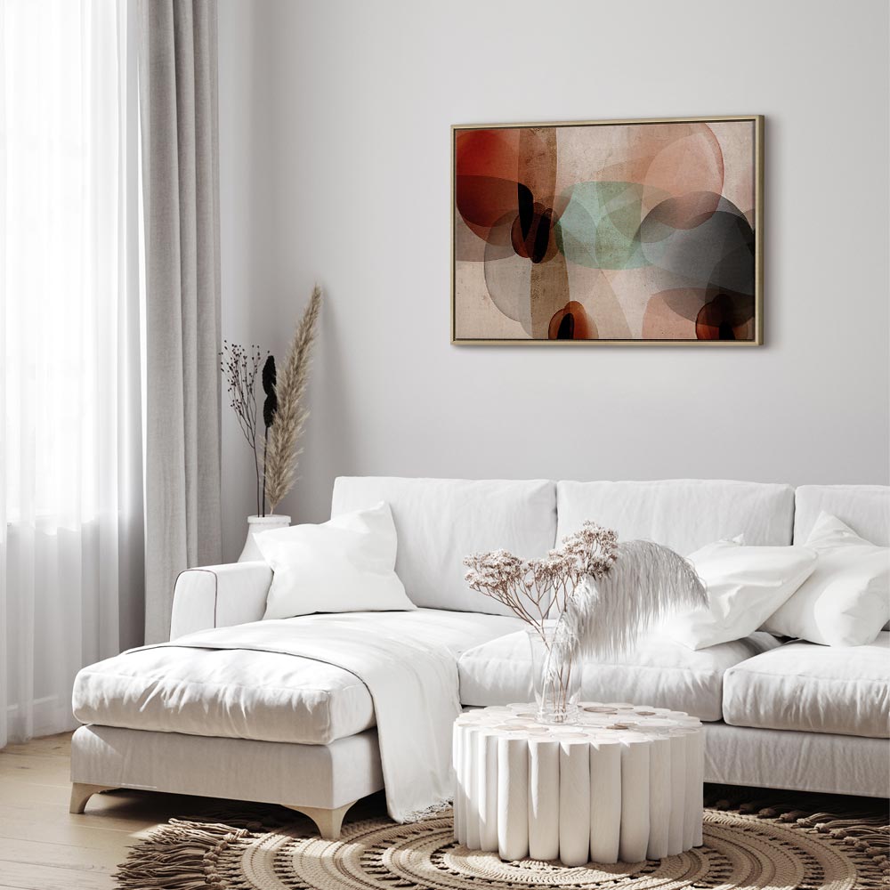 Noble Diffusion Abstract Multicolor Canvas Print