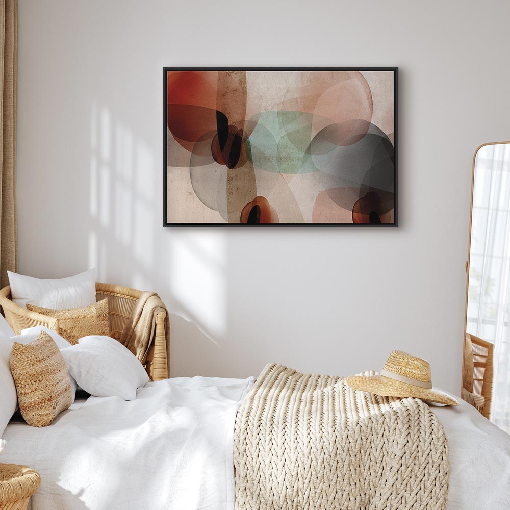 Noble Diffusion Abstract Multicolor Canvas Print