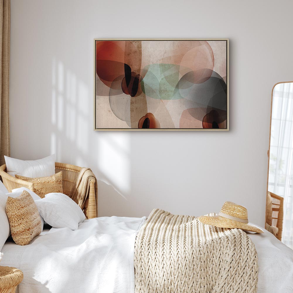 Noble Diffusion Abstract Multicolor Canvas Print