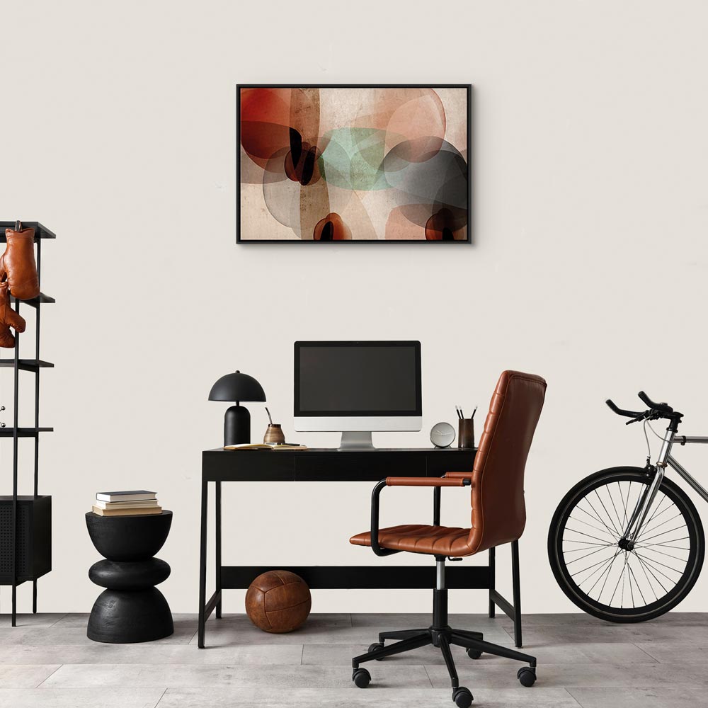 Noble Diffusion Abstract Multicolor Canvas Print