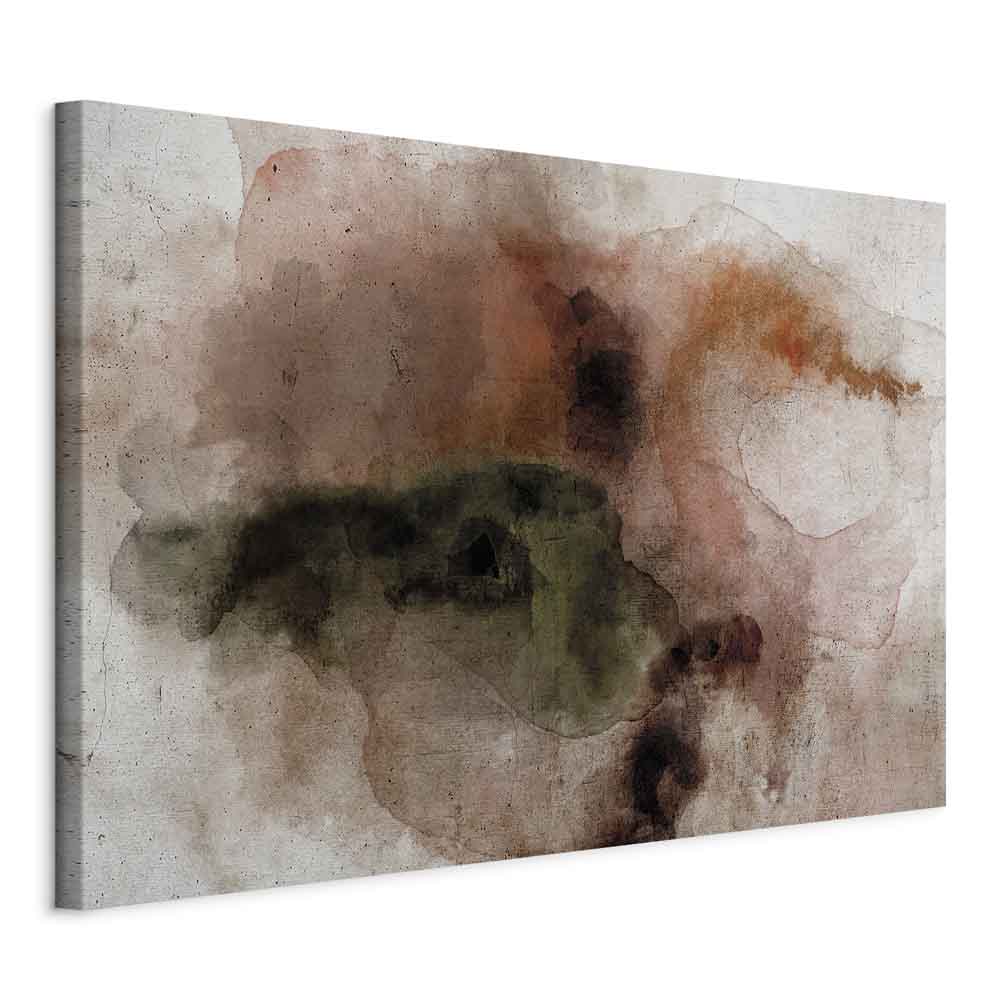Abstract Watercolor Texture Wide Canvas Print