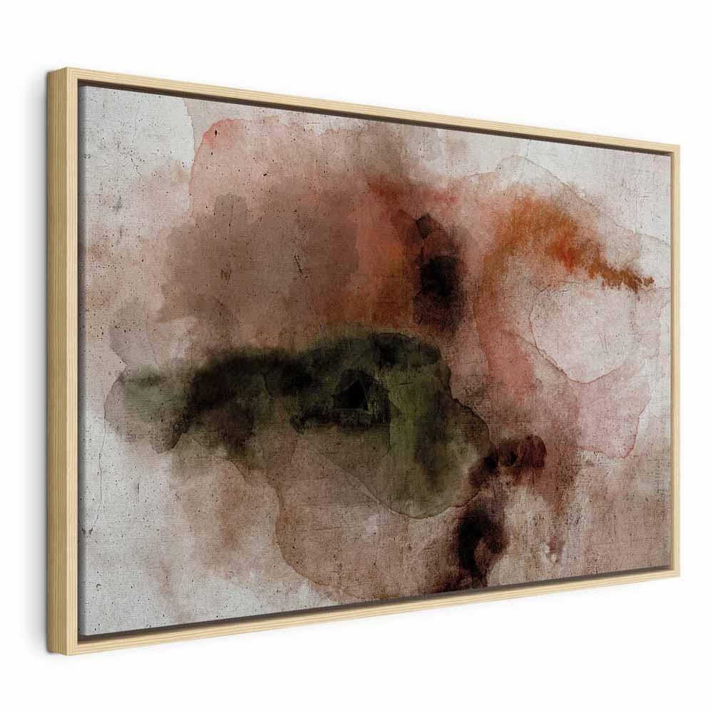 Abstract Watercolor Texture Wide Canvas Print