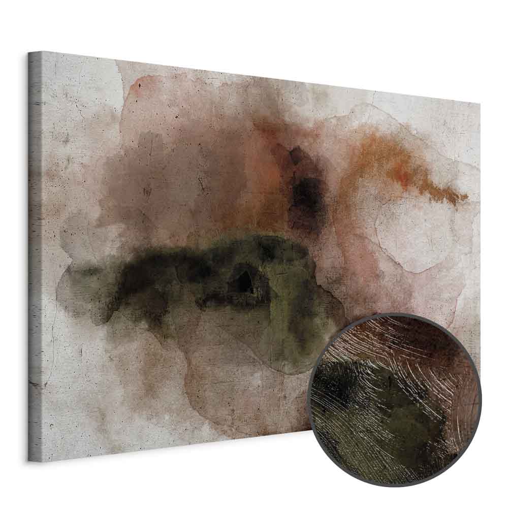 Abstract Watercolor Texture Wide Canvas Print