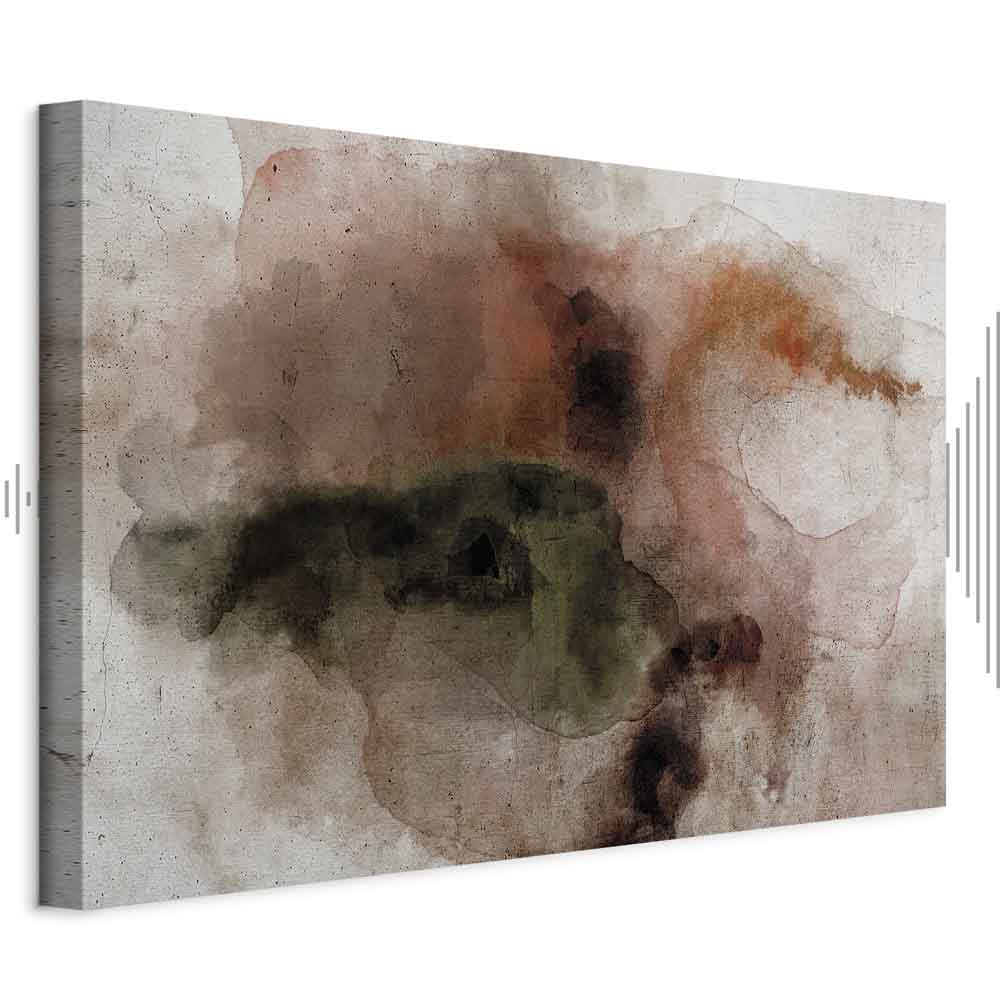 Abstract Watercolor Texture Wide Canvas Print