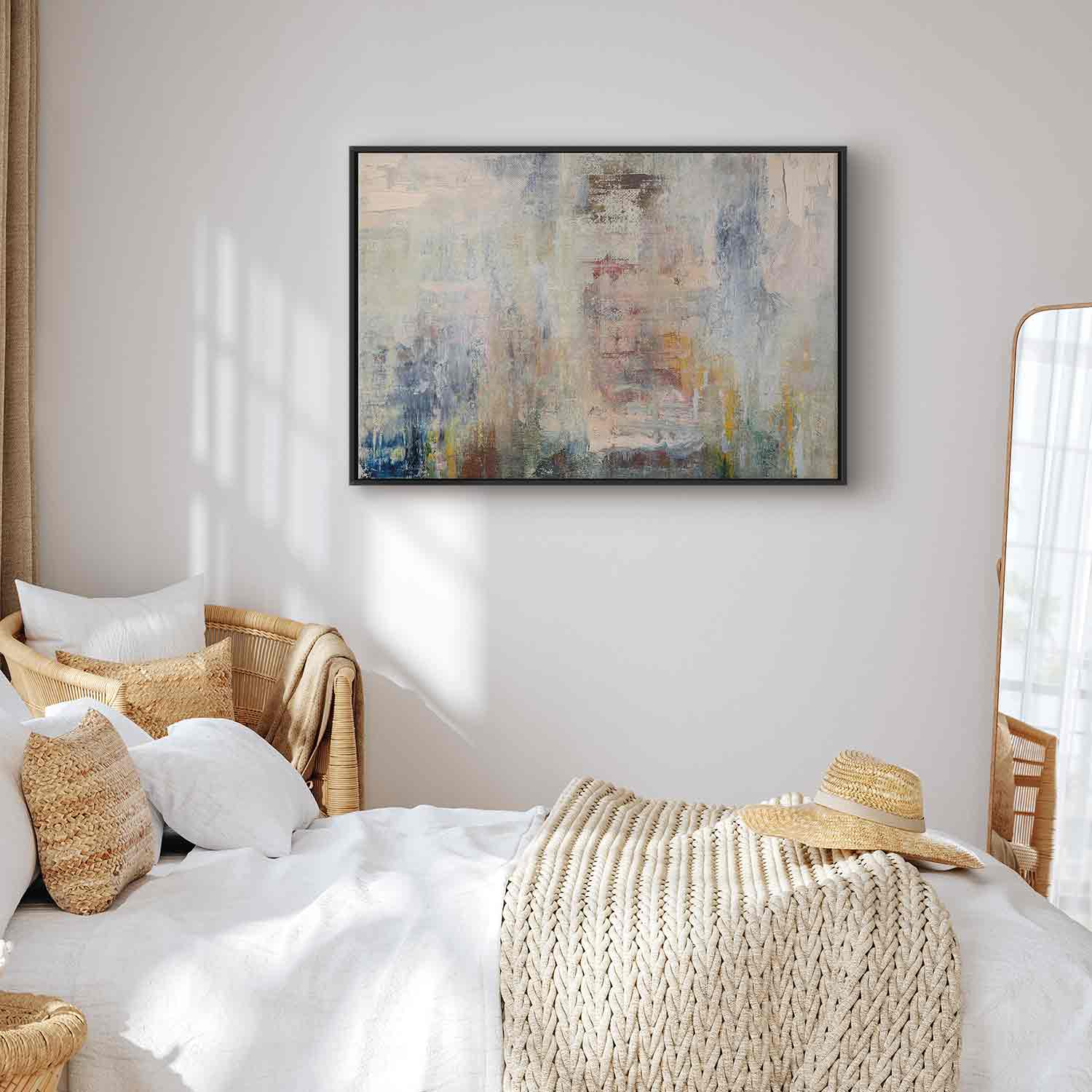 Cosmic Nebula Abstract Canvas Print