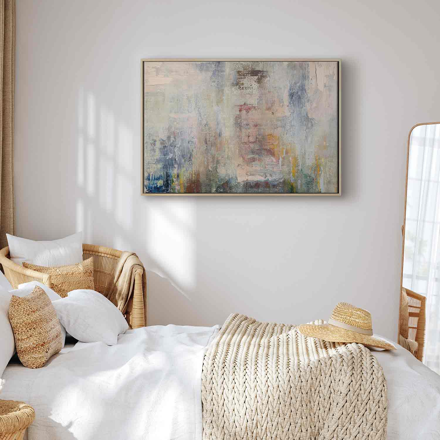 Cosmic Nebula Abstract Canvas Print