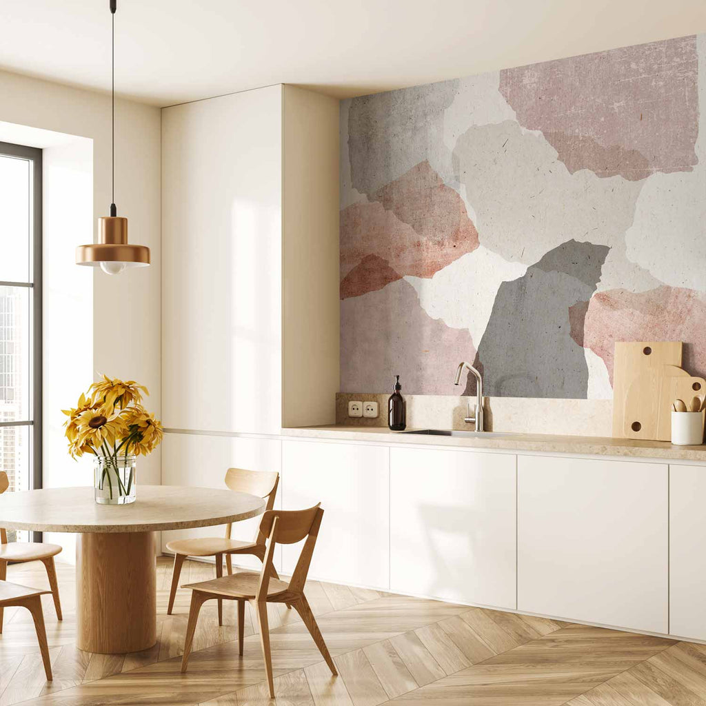 Colorful Terrazzo Abstract Wall Mural