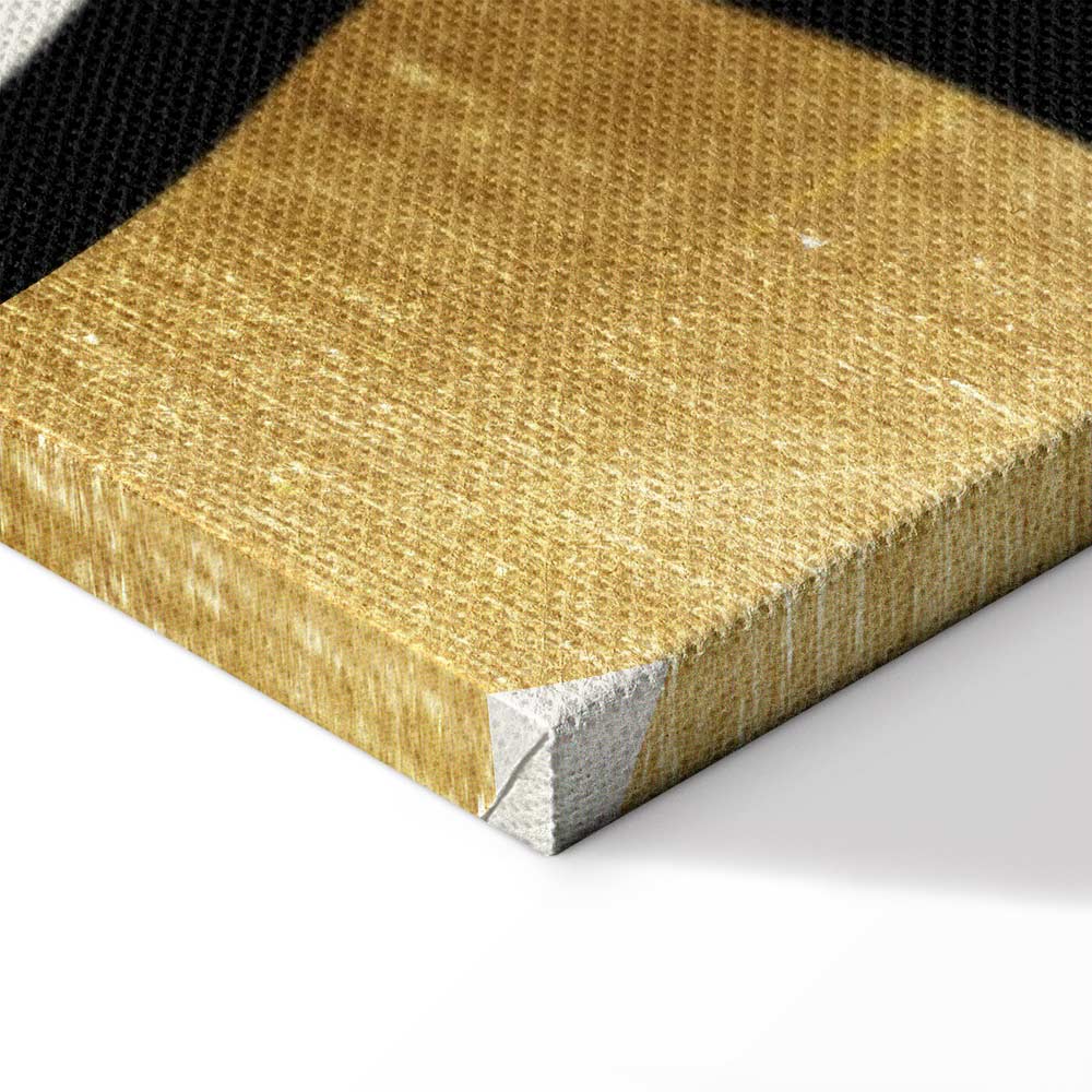 Golden Spiral Abstract Modern Canvas Print