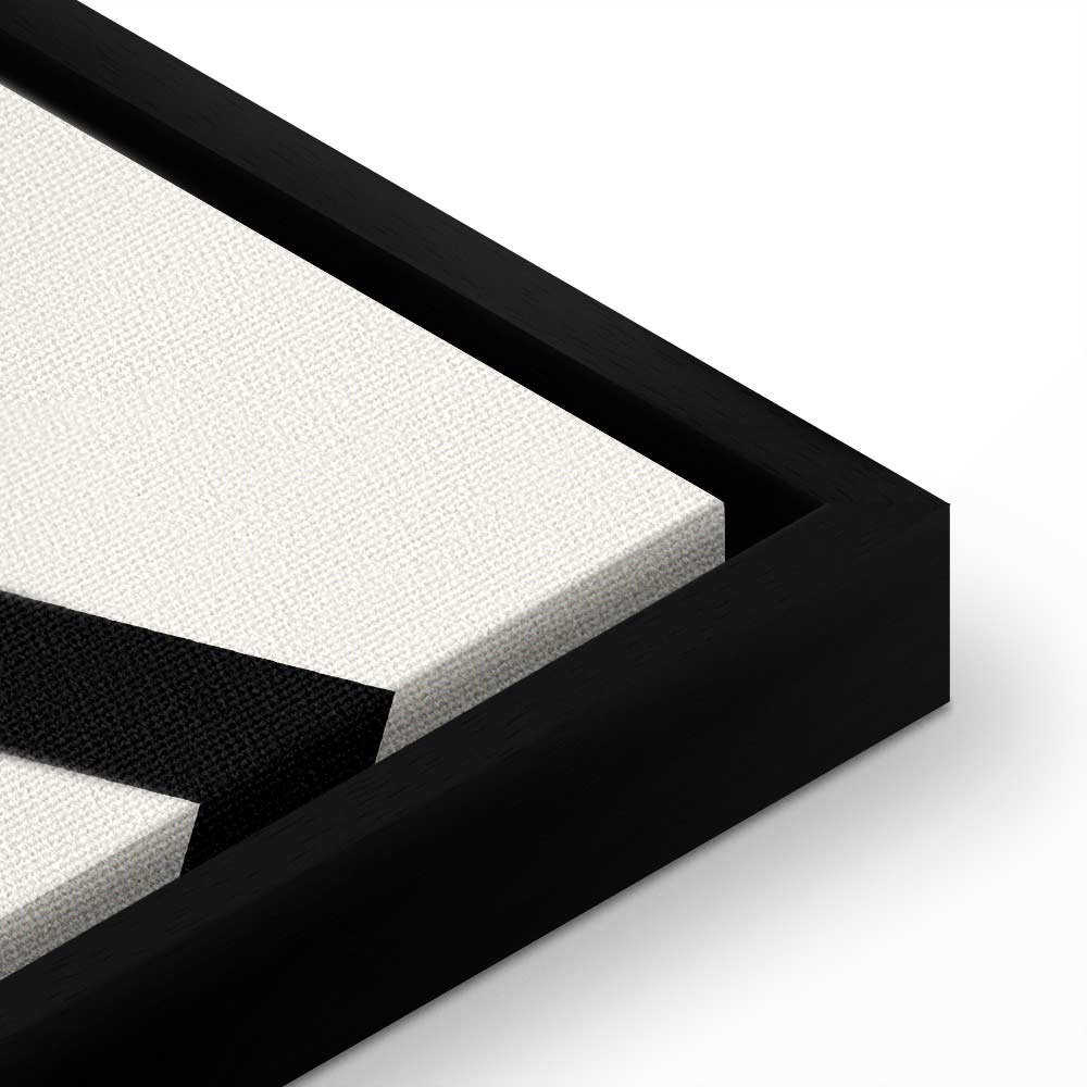 Golden Spiral Abstract Modern Canvas Print