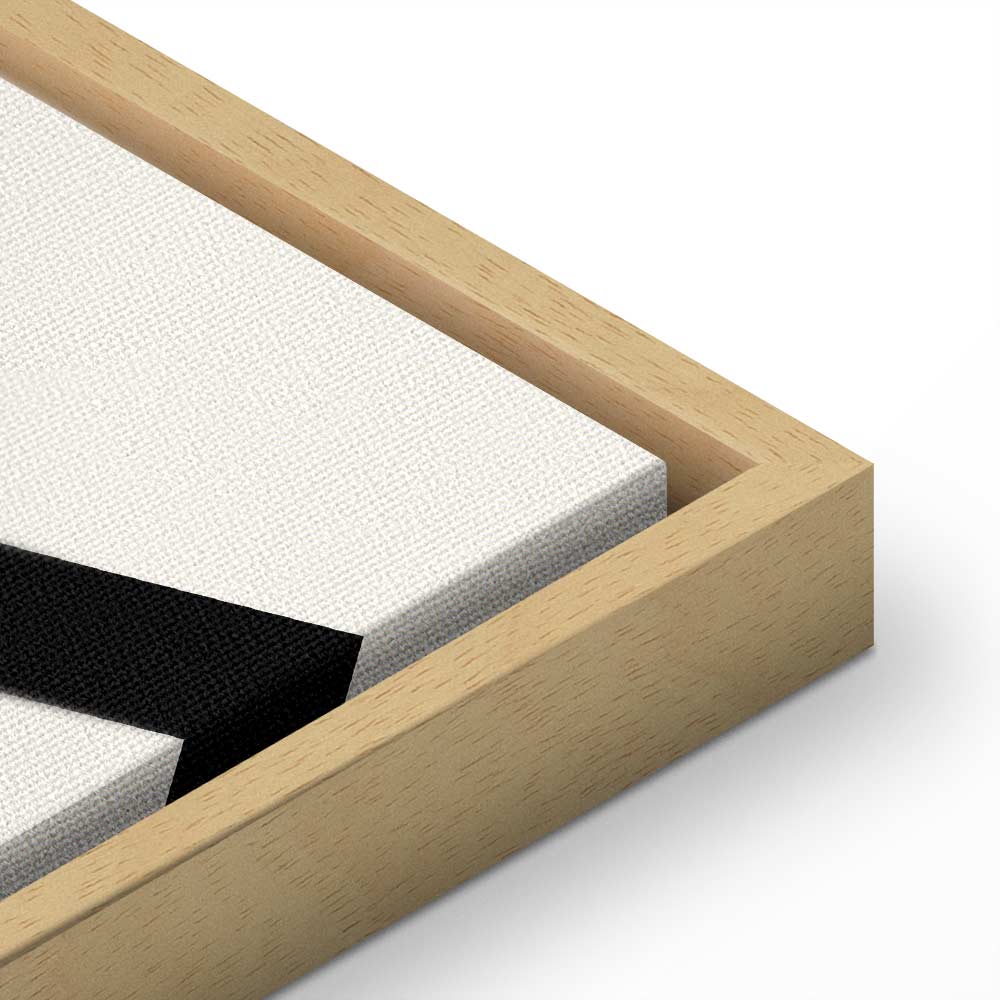 Golden Spiral Abstract Modern Canvas Print