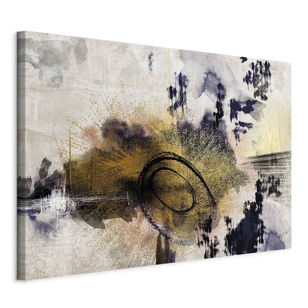 Abstract River Morning Texture Canvas Print