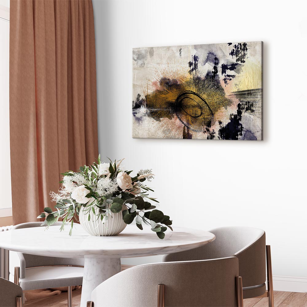 Abstract River Morning Texture Canvas Print