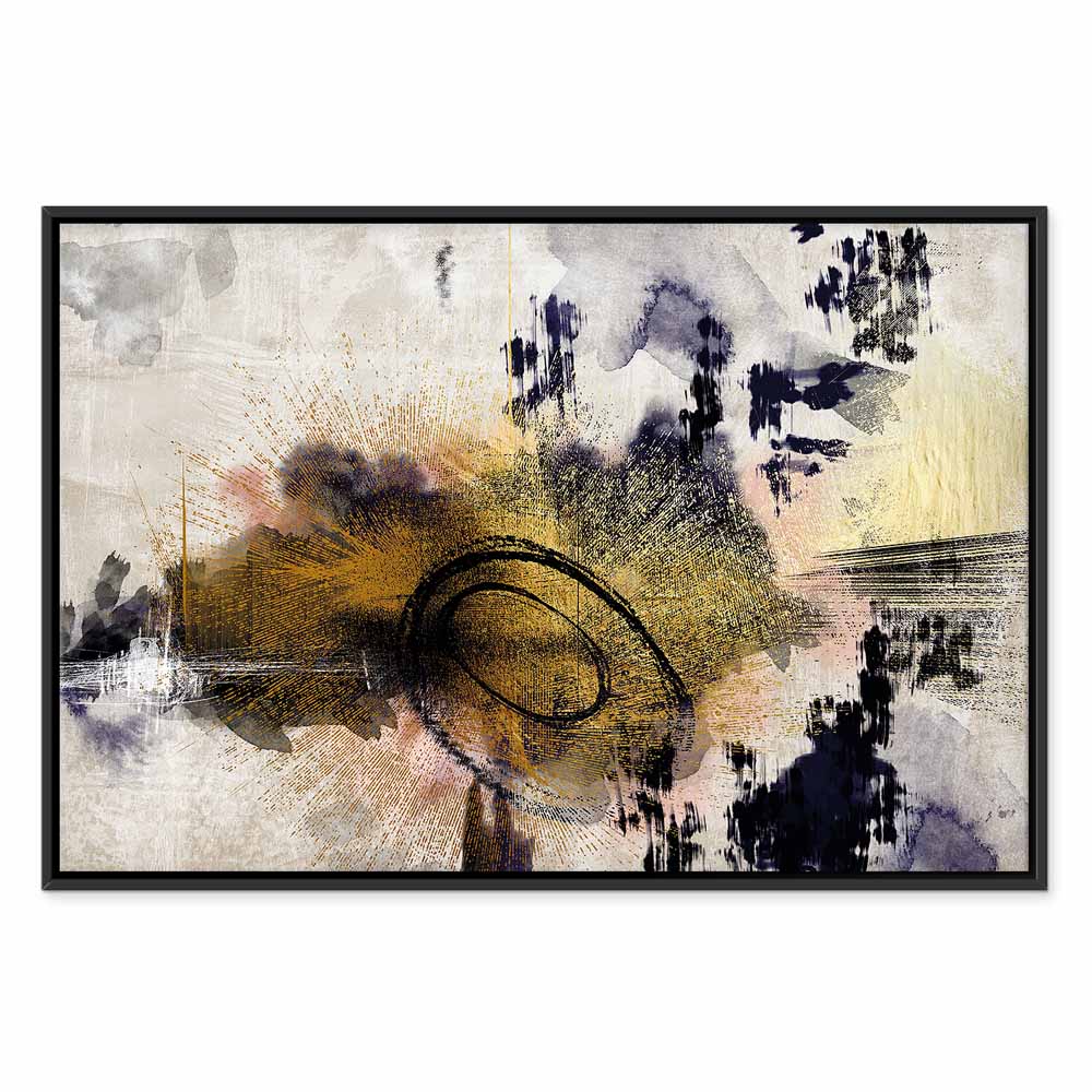 Abstract River Morning Texture Canvas Print