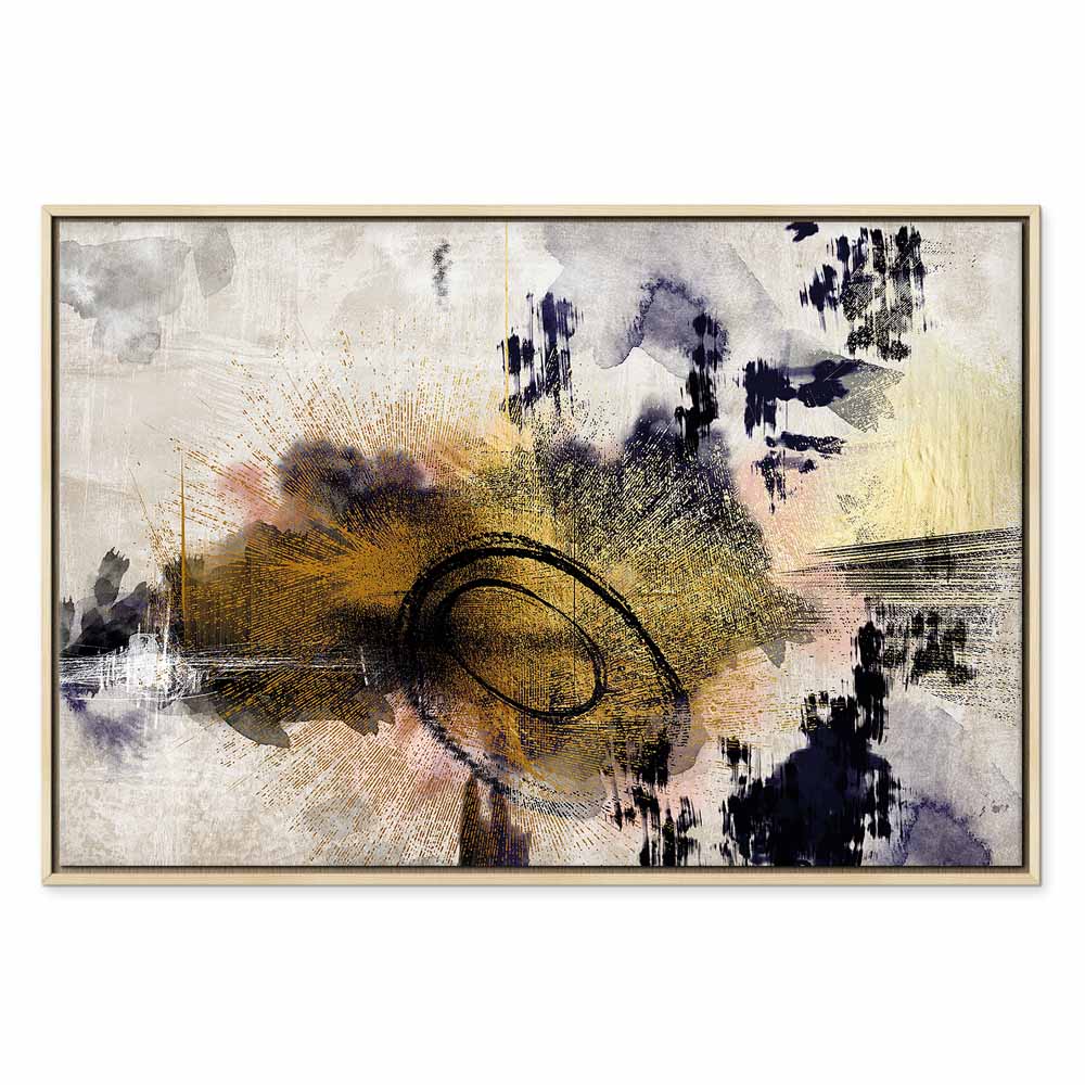 Abstract River Morning Texture Canvas Print