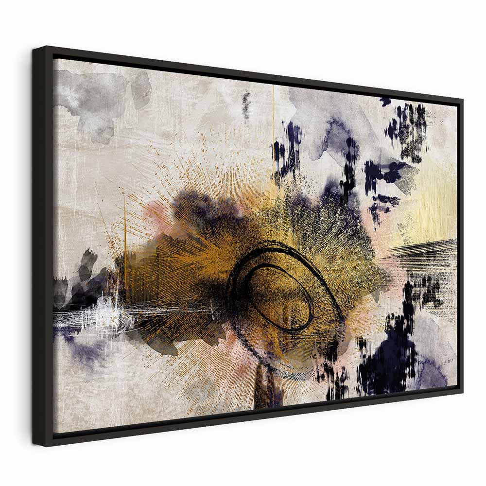 Abstract River Morning Texture Canvas Print