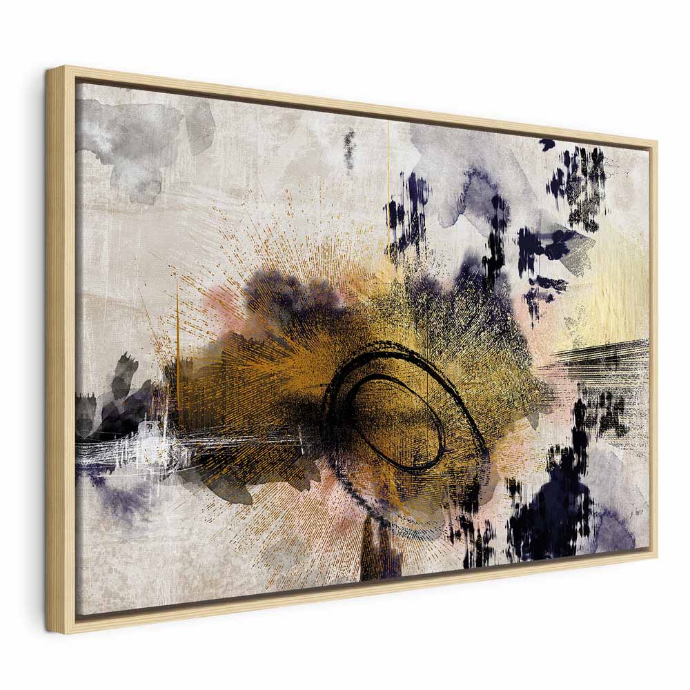 Abstract River Morning Texture Canvas Print