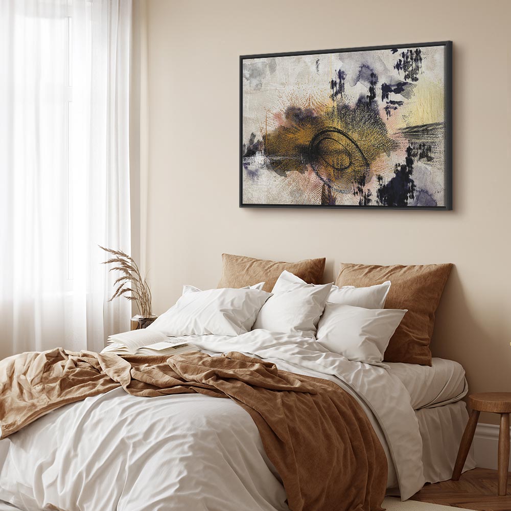 Abstract River Morning Texture Canvas Print