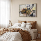 Abstract River Morning Texture Canvas Print