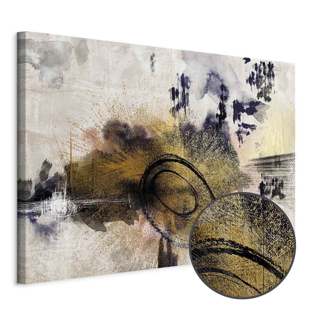 Abstract River Morning Texture Canvas Print