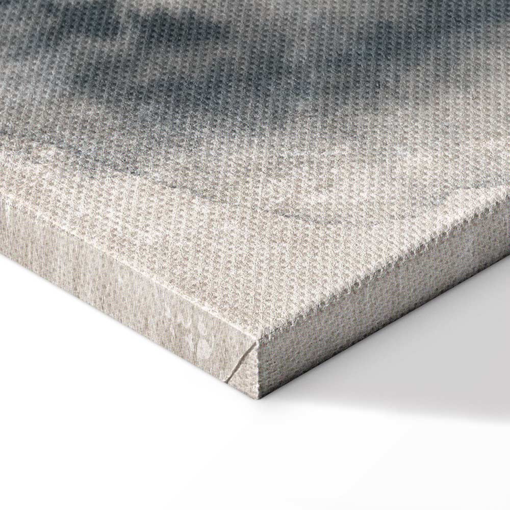 Blue Watercolour Abstract Texture Canvas Print