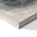 Blue Watercolour Abstract Texture Canvas Print