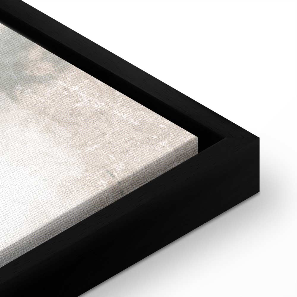 Blue Watercolour Abstract Texture Canvas Print