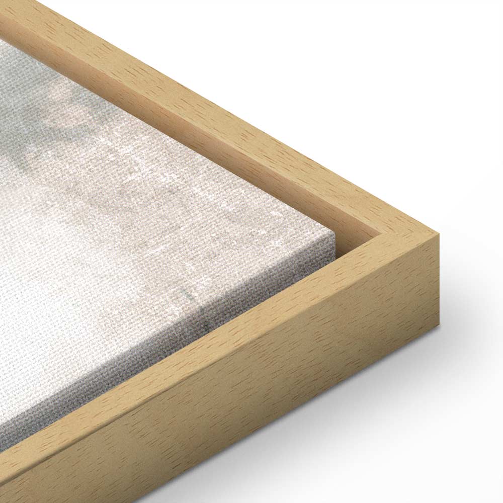 Blue Watercolour Abstract Texture Canvas Print