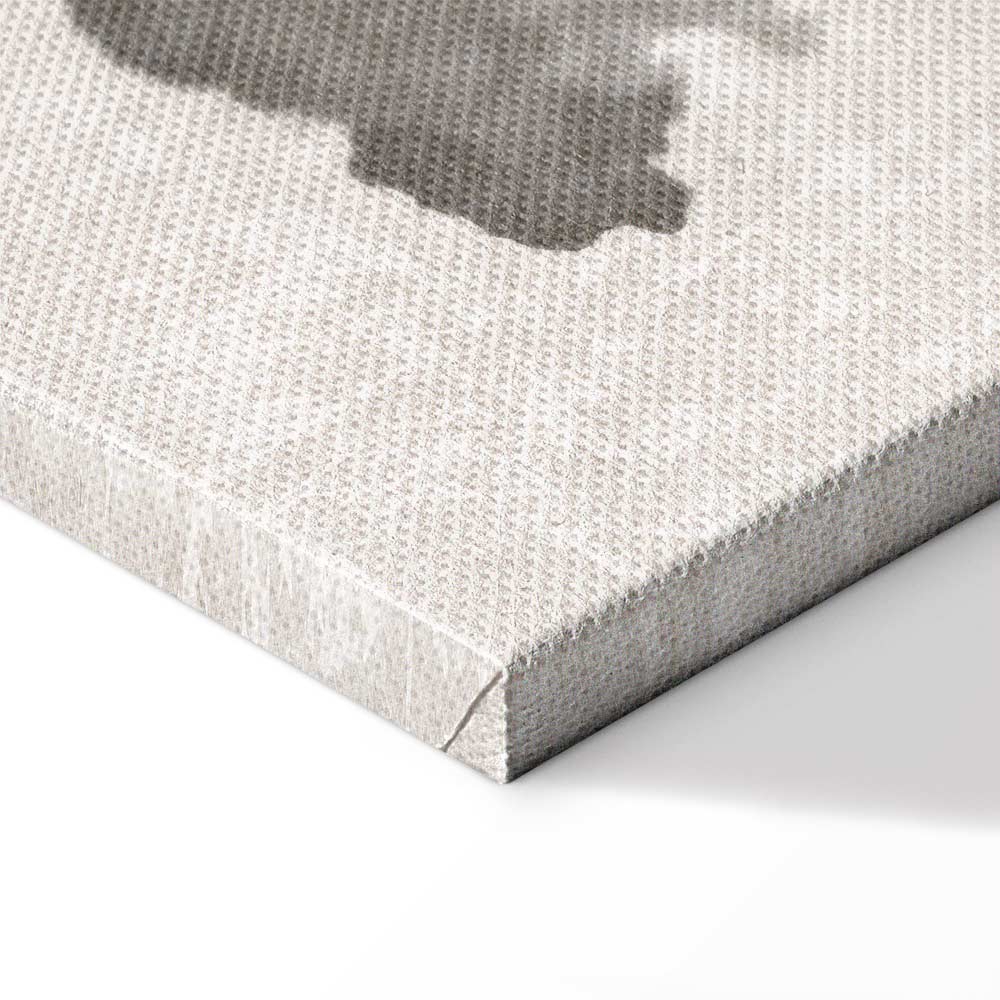 Watercolor Stained Glass Abstract Canvas Print