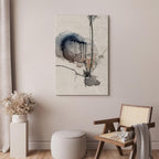 Watercolor Stained Glass Abstract Canvas Print