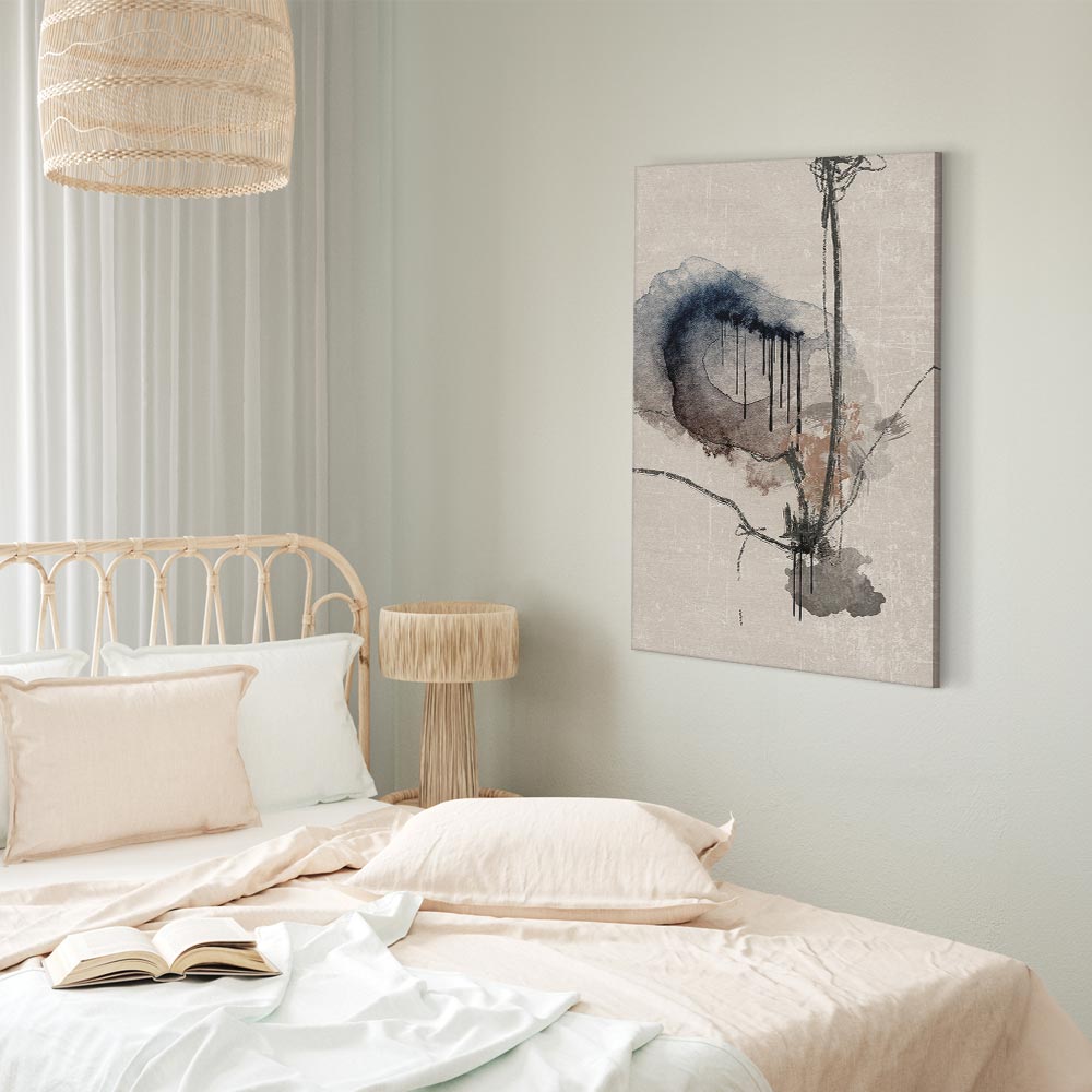 Watercolor Stained Glass Abstract Canvas Print