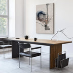 Watercolor Stained Glass Abstract Canvas Print