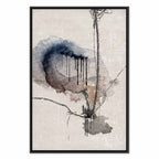 Watercolor Stained Glass Abstract Canvas Print