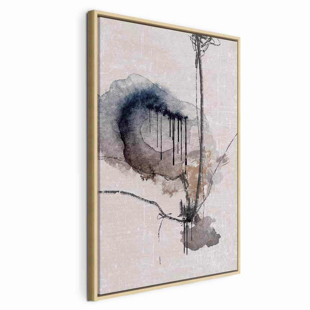 Watercolor Stained Glass Abstract Canvas Print