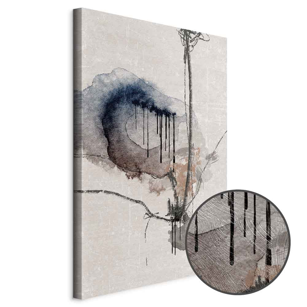 Watercolor Stained Glass Abstract Canvas Print