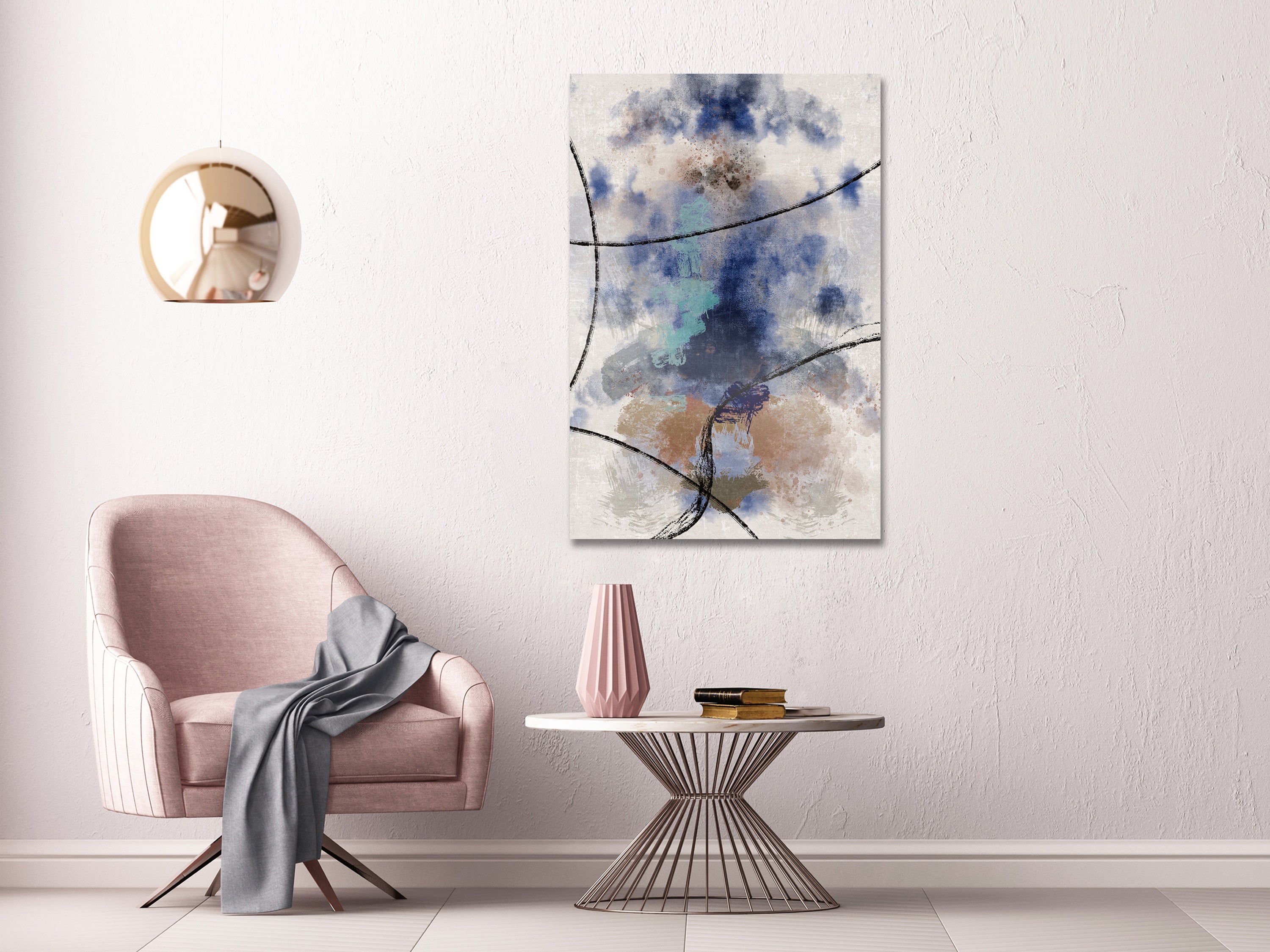 Stylish Canvas Print with Abstract Design