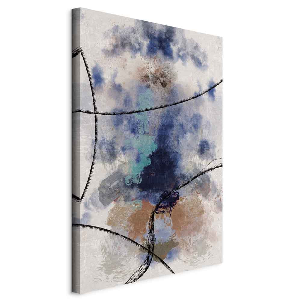 Abstract Reverie Texture Vertical Canvas Print