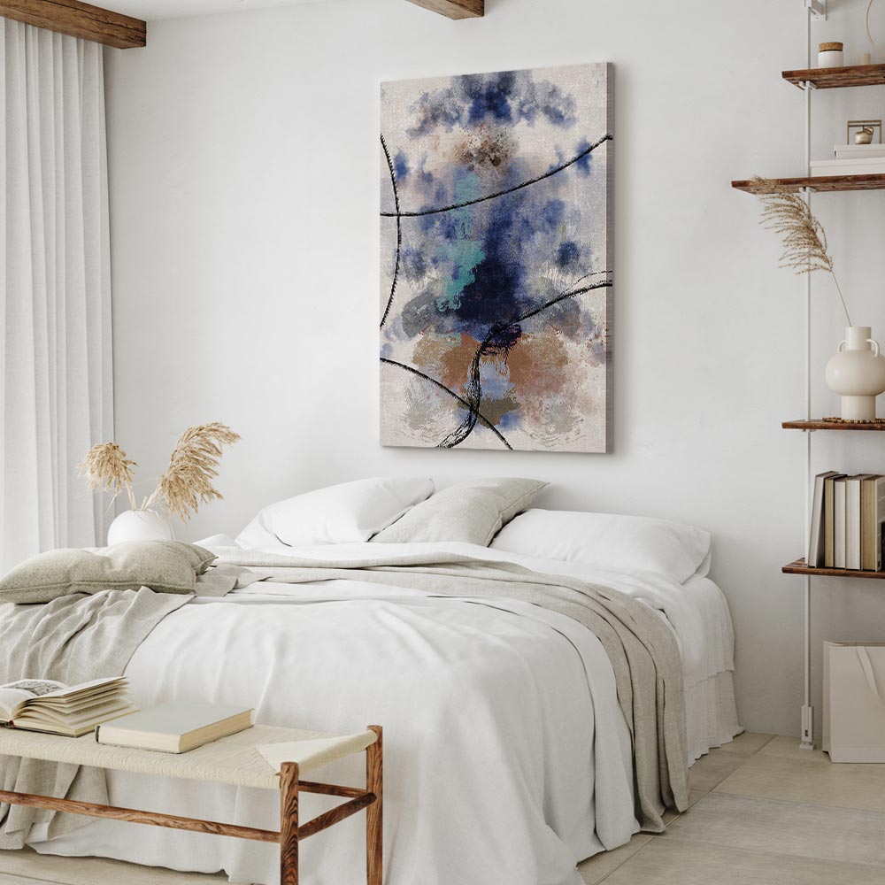 Abstract Reverie Texture Vertical Canvas Print