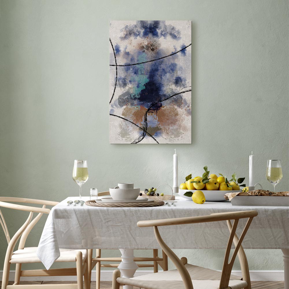 Abstract Reverie Texture Vertical Canvas Print