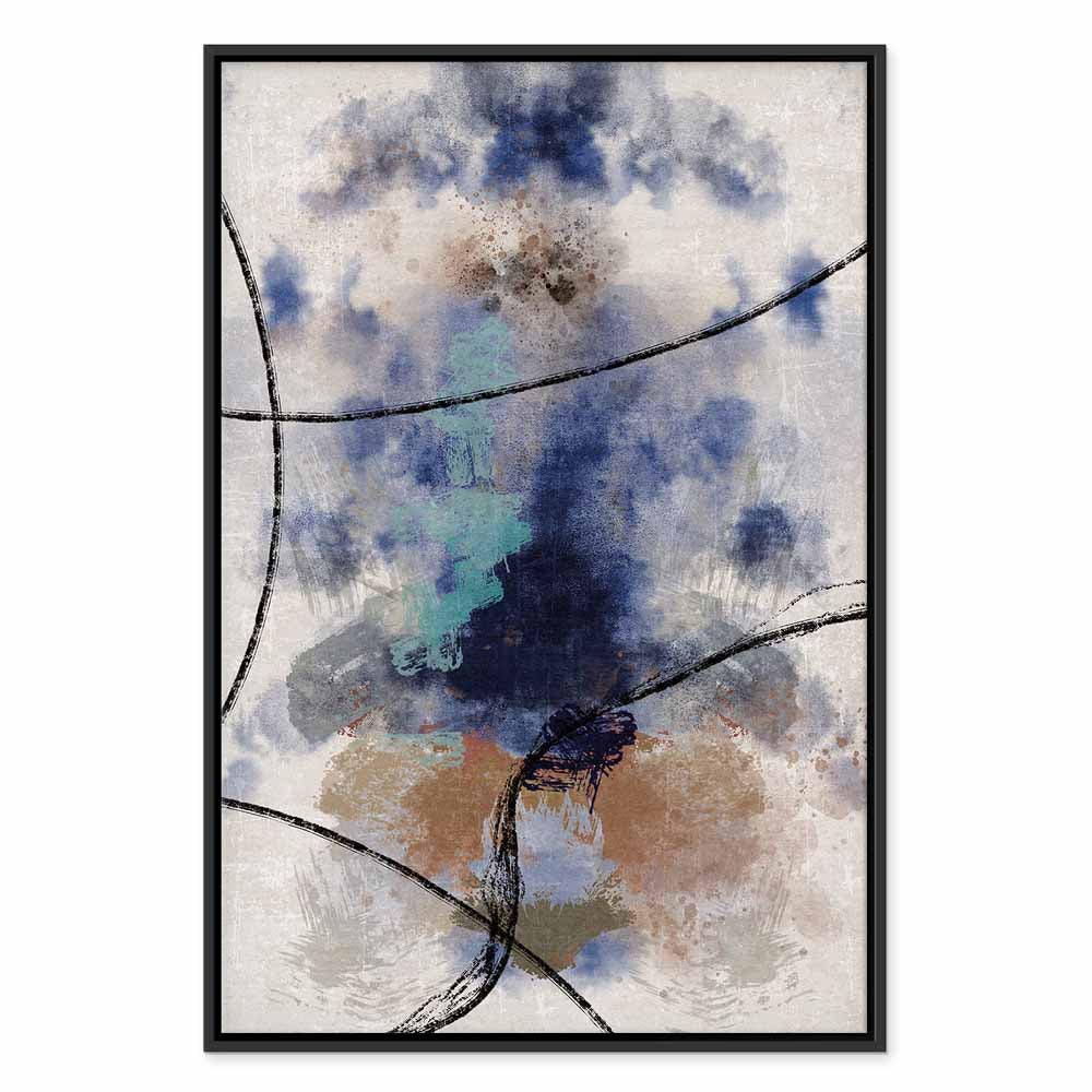Abstract Reverie Texture Vertical Canvas Print