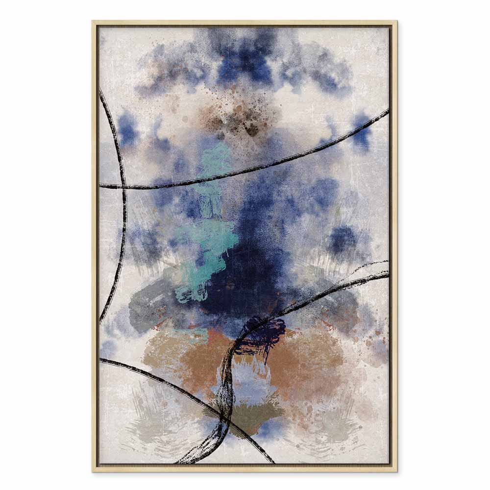 Abstract Reverie Texture Vertical Canvas Print