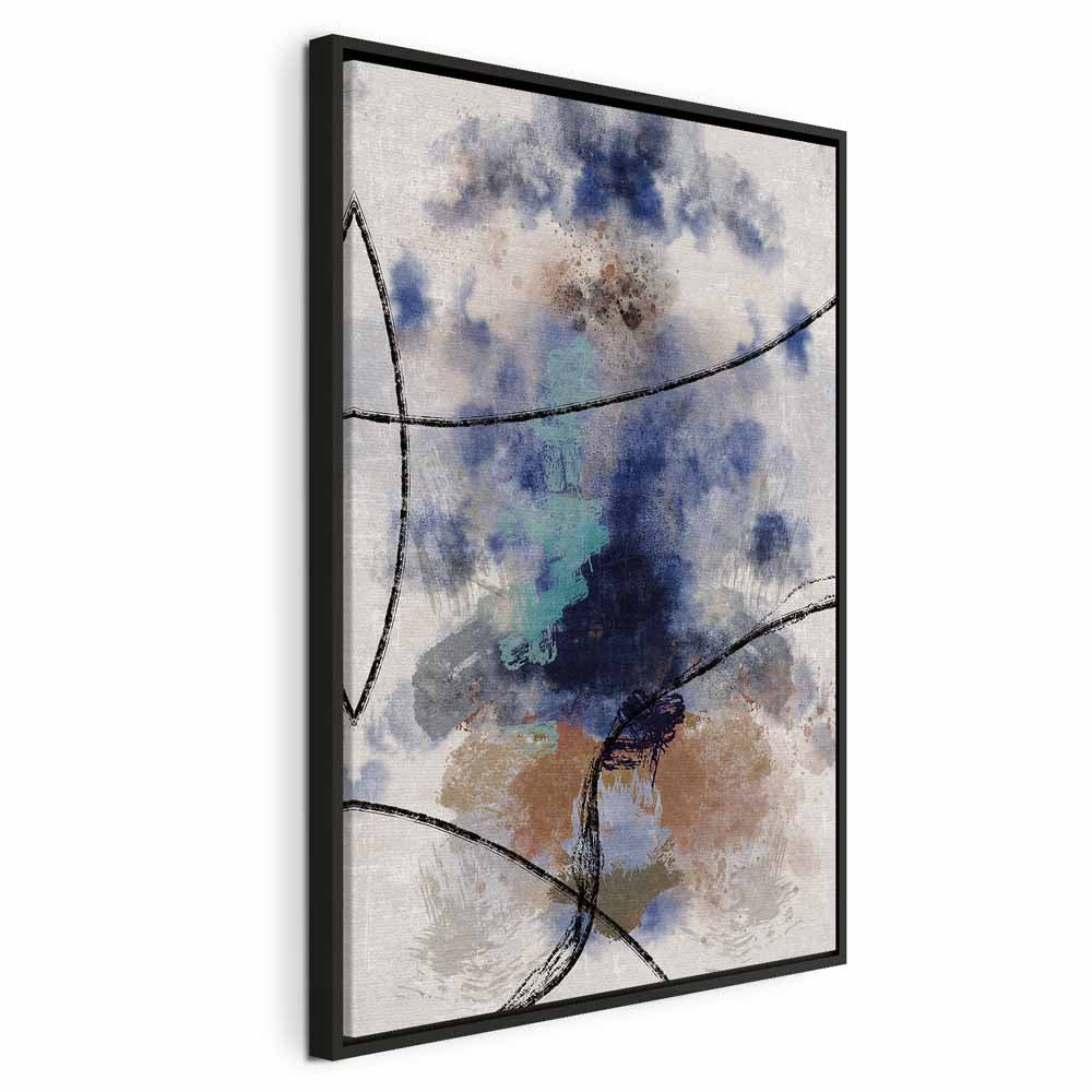 Abstract Reverie Texture Vertical Canvas Print