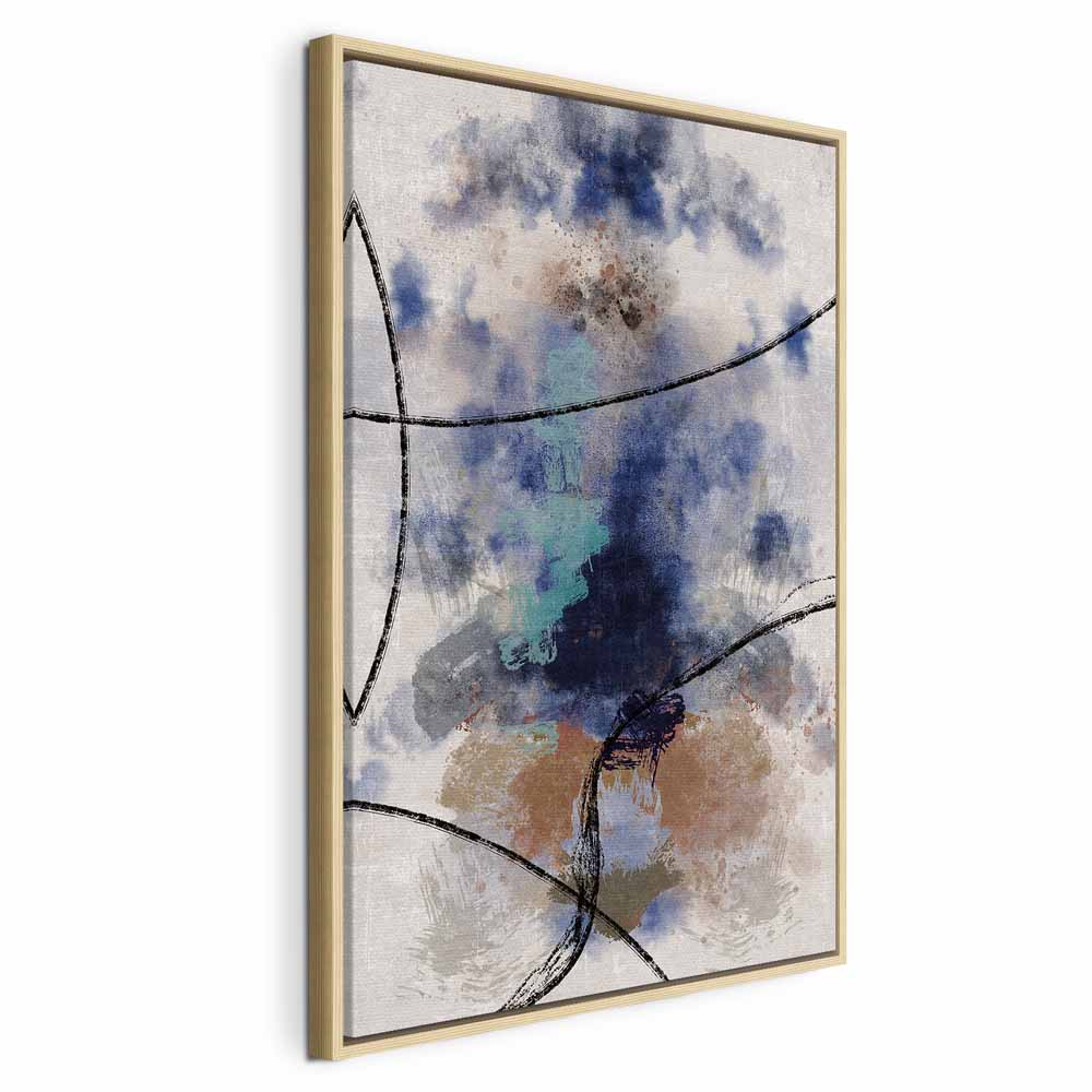 Abstract Reverie Texture Vertical Canvas Print