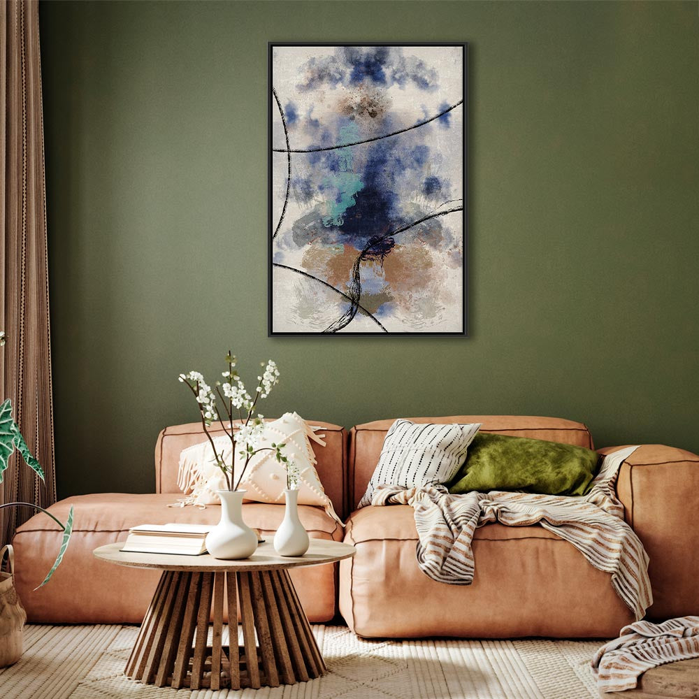Abstract Reverie Texture Vertical Canvas Print