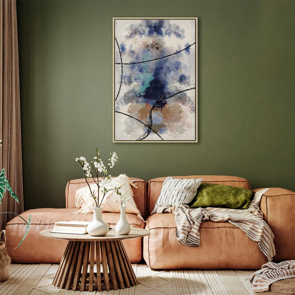 Abstract Reverie Texture Vertical Canvas Print